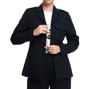 OEM Mujeres Guardia Uniformes DE SEGURIDAD Chaqueta táctica Multi bolsillo Rip Stop Blazer ZHENGXING Custom Epaulet ID Botones - Product Image 1