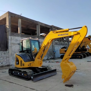 Miniexcavadora PC55MR-2 de 5.5 toneladas Komatsu PC55, excavadora compacta sobre orugas con cuchilla - Product Image 4