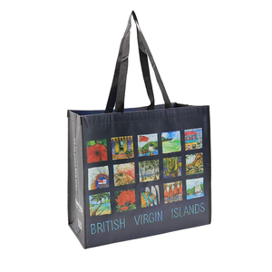 Sac de courses en PP tissé écologique imprimé sur mesure, sac fourre-tout réutilisable pour l'emballage de marchandises de détail, OEM Vietnam - Product Image 1