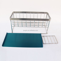 Ustensiles de cuisine en acier inoxydable meilleur vendeur robinet de vidange éponge support de stockage support de vidange de robinet de cuisine polyvalent