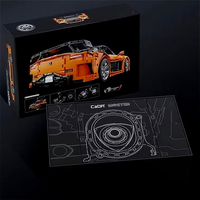 Cada C61502 Nouveau Kit de Modélisme MOC Voiture de Course 1:8 Télécommandée, Cadeau d'Assemblage pour Adultes, Ensembles de Blocs de Construction 3182 Pièces