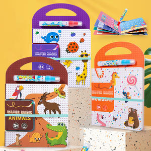 كتب تلوين مائية للأطفال مرسومة تعليمية مبكرة ألعاب إبداعية للأطفال الأولاد والبنات - Product Image 2