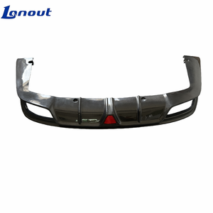 Diffusore Posteriore in Vera Fibra di Carbonio ad Alte Prestazioni con Luce per Modifica Maserati Quattroporte 13-16 - Product Image 1
