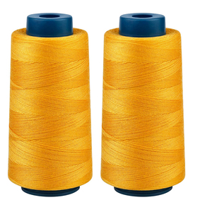 Couleurs Stocklot 40s/2 Blanc Noir Serging <span class=keywords><strong>Fil</strong></span> Cônes <span class=keywords><strong>de</strong></span> 3000 Yards Polyester <span class=keywords><strong>Fil</strong></span> <span class=keywords><strong>pour</strong></span> Overlock Machine À Coudre Quilting - Product Image 4
