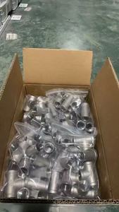 Connettori Esagonali Filettati in Acciaio Inox, Raccordi Esterni 304/316 BSPT/BSP/NPT, Raccordi per <span class=keywords><strong>Tubi</strong></span> Esagonali - Product Image 3