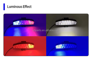 <span class=keywords><strong>MT</strong></span>-15LED-15W 15LED Luz Intermitente Roja y Azul para Motocicleta <span class=keywords><strong>Modificada</strong></span> con LED Externo Ultra Brillante - Product Image 6