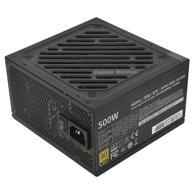 CoolerMaster Power Supply G500W 600W 700W 800W 80Plus Gold ATX12V Computer Switching Power Supply for Gaming
