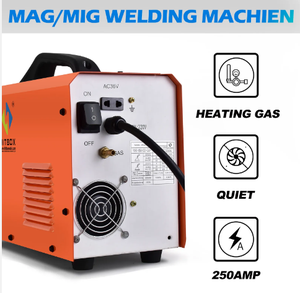 Hitbox MIG250DP เครื่องเชื่อมอะลูมิเนียมแบบพ<span class=keywords><strong>ก</strong></span>พาเครื่องเชื่อมโลหะแบบมีจอแสดงผล LCD 250A เฟสเดียวแบบพัลส์คู่ - Product Image 5