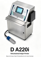Imprimante jet d'encre reconditionnée D A220i pour l'impression industrielle, machine d'impression de date d'expiration à l'encre noire pour les numéros de série