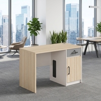 Bureaux informatiques modernes en bois pour cadres, dirigeants et PDG, avec tiroirs, table simple, ensemble de mobilier de bureau, personnalisation en usine, vente en gros