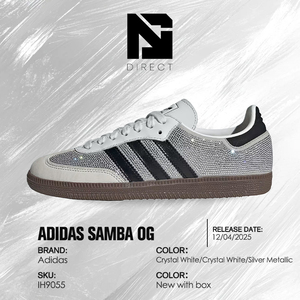 ADIDAS WMNS OG รองเท้าสเก็ตบอร์ดผู้หญิงระบายอากาศได้ดี, รองเท้าตาข่ายประดับพลอยเทียมสีขาวคริสตัล - Product Image 6
