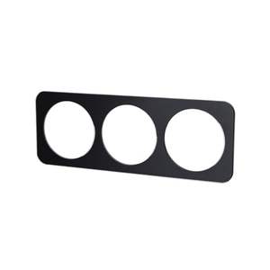 Pannello a parete in vetro nero, 3 tasti, design elegante, ideale per controllare l'illuminazione e facilitare l'accesso alle funzioni - Product Image 1