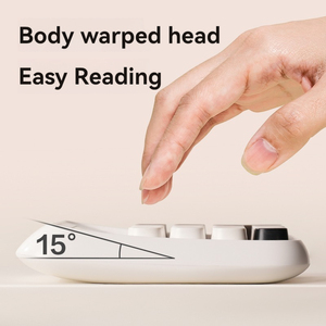 DELI te36 máy tính giá trị cao màu vàng sinh viên đại học văn phòng kế Toán Tài Chính bàn phím cao máy tính dễ thương - Product Image 4