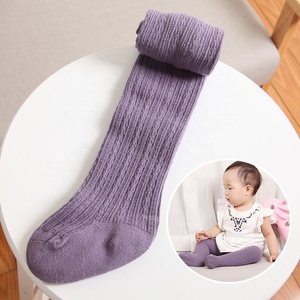 Tùy Chỉnh Bé Dễ Thương Đầy Màu Sắc Vớ Đan Cotton Trẻ Em Bít Tất Dễ Thương Màu Hồng Trắng Nén Vớ Bé - Product Image 4