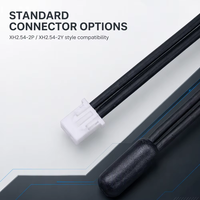 Super Industrial Use Waterproof Freeze-Resistant Molded TPE One-Piece Temperature Sensor NTC 10K Thermistor Corrosion-Resistant