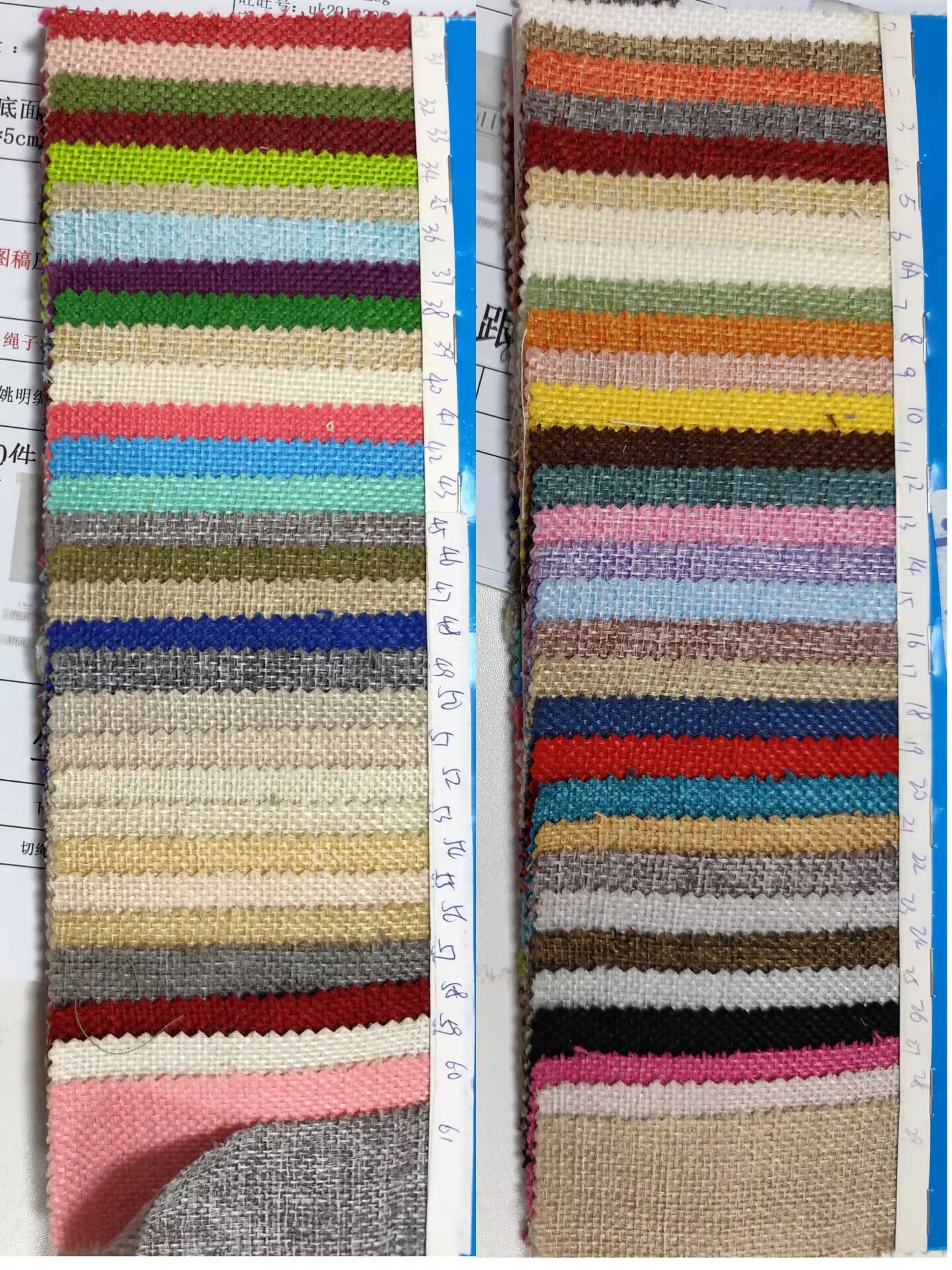 carte de couleurs