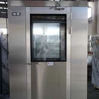 Tunnel de douche à air personnalisé pour marchandises, douche à air industrielle de type traversée pour salle blanche modulaire