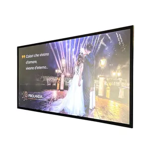 Big size 1mx2m led picture frame aluminium frame for poster large size poster frames