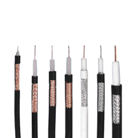 Câble coaxial Shenguan RG6, prix d'usine, 75 ohms, câble coaxial en aluminium et cuivre pour satellite, 100 m Rg6. Câble coaxial FPE