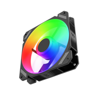 Ventilateur de boîtier d'ordinateur PC LED RGB ARGB 120 mm DC 12V avec logo personnalisé F-H12, contrôle de vitesse PWM, refroidisseur d'eau fixe, refroidissement du processeur