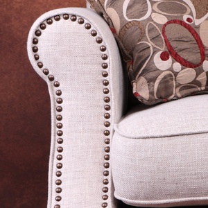 Conjunto de muebles para el hogar, sofá antiguo de tela de terciopelo antiguo, americano - Product Image 4