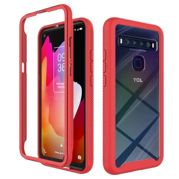 Mobile Back Cover For TCL 10L Hot selling cases easy to install and Disassemble Case with Front Frame back Cover