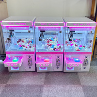 Mini Grúa de Juguete, Máquina de Agarrar Premios con Monedas, Equipo de Plástico para Centros Comerciales, Salas de Juegos y Arcades