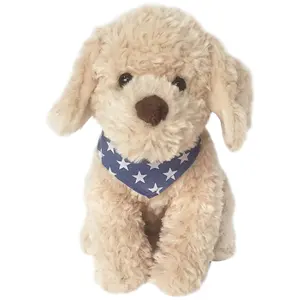 Custom logo plush Goldendoodle toy Stuffed Animal Poodle Dog Plush Toys Plush Puppy Toy