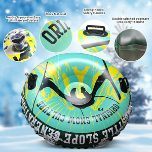 Tube à neige gonflable Samebust 110 cm, double siège, pour enfants et adultes, pour l'hiver en plein air - Product Image 3