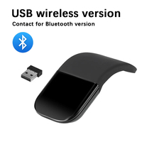 Souris sans fil pliable Arc Touch Roller, souris silencieuse pour ordinateur portable, souris ergonomique mince, mini souris laser pour Microsoft Surface