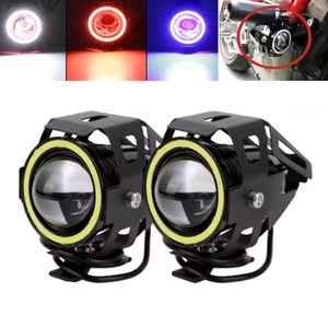 <span class=keywords><strong>Phare</strong></span> de <span class=keywords><strong>moto</strong></span> U7, lampe de conduite LED, feu antibrouillard, super lumineux, yeux d'ange, projecteur supplémentaire, lumière auxiliaire universelle pour <span class=keywords><strong>moto</strong></span> - Product Image 4