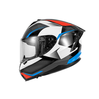 Casque de moto intégral personnalisé en ABS, double visière, certifié ECE R22.06, modulaire, acceptant les commandes OEM - Vente chaude
