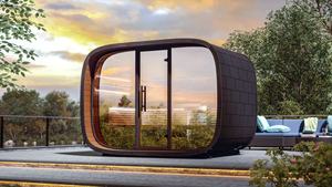 ซาวน่ากลางแจ้งไฟฟ้า วิลล่าไม้สนสี่เหลี่ยม สำหรับ 6-7 คน ใช้ไอน้ำ สำหรับครอบครัว รับผลิตแบบ OEM/ODM - Product Image 4