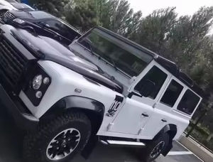 Convient pour Classic Land Rover Defender 4 portes Running Board Side <span class=keywords><strong>bar</strong></span> Nerf <span class=keywords><strong>Bar</strong></span> Foot Step Accessory Side Step Modification Part - Product Image 6