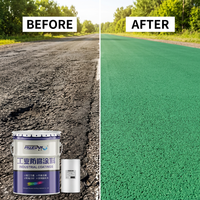 Peinture Teintée pour Pavés en Béton Perméable, Résine Époxy Résistante aux Chocs, Revêtement de Sol Époxy pour Surfaces Routières - Offre Spéciale