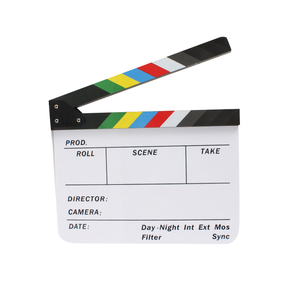 Pizarra de cine de acrílico premium reutilizable, nueva, con efectos de sonido nítidos, ideal para producción de video, vlog cinematográfico, clapetón - Product Image 1