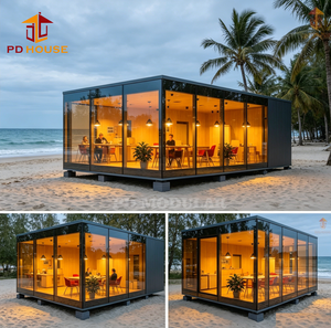 Casa/Villa Modulare di Lusso in Pannelli Sandwich d'Acciaio, Cabina per Hotel, Resort, Parco <span class=keywords><strong>Vacanze</strong></span>, Eco-Turismo 20ft/40ft - Product Image 5