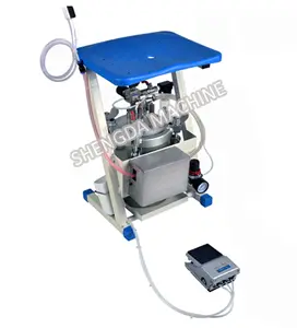 pneumatic water based glue brushing machine for shoes leather product