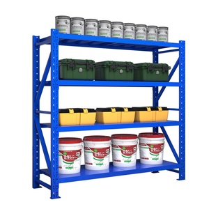 Plateforme de <span class=keywords><strong>mezzanine</strong></span> à deux niveaux robuste, structure en acier industrielle, système d'extension de stockage d'entrepôt haute capacité - Product Image 1