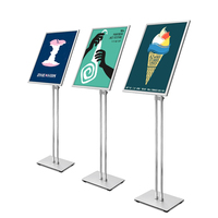 Support de Menu en gros, présentoir d'affiche, support de sol A4, support de papier réglable