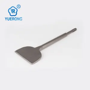 40Cr Sds Plus Pahat Batang Bulat, 14*250*75Mm Ujung Banteng/Datar/Spade Beton Mata Palu Listrik Batu L