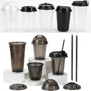 Gobelets noirs givrés pour mariage, gobelets à cocktail de mariage, gobelets de bar pour mariage, personnalisables avec nom, 8oz 14oz 16oz 600ml 700ml, en PP/PS - Product Image 5