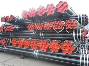 Estructural redondo de alta calidad para OIL & GAS Sch 40 Tube ASTM A106 GRB tubo de acero sin costura con pintura negra
