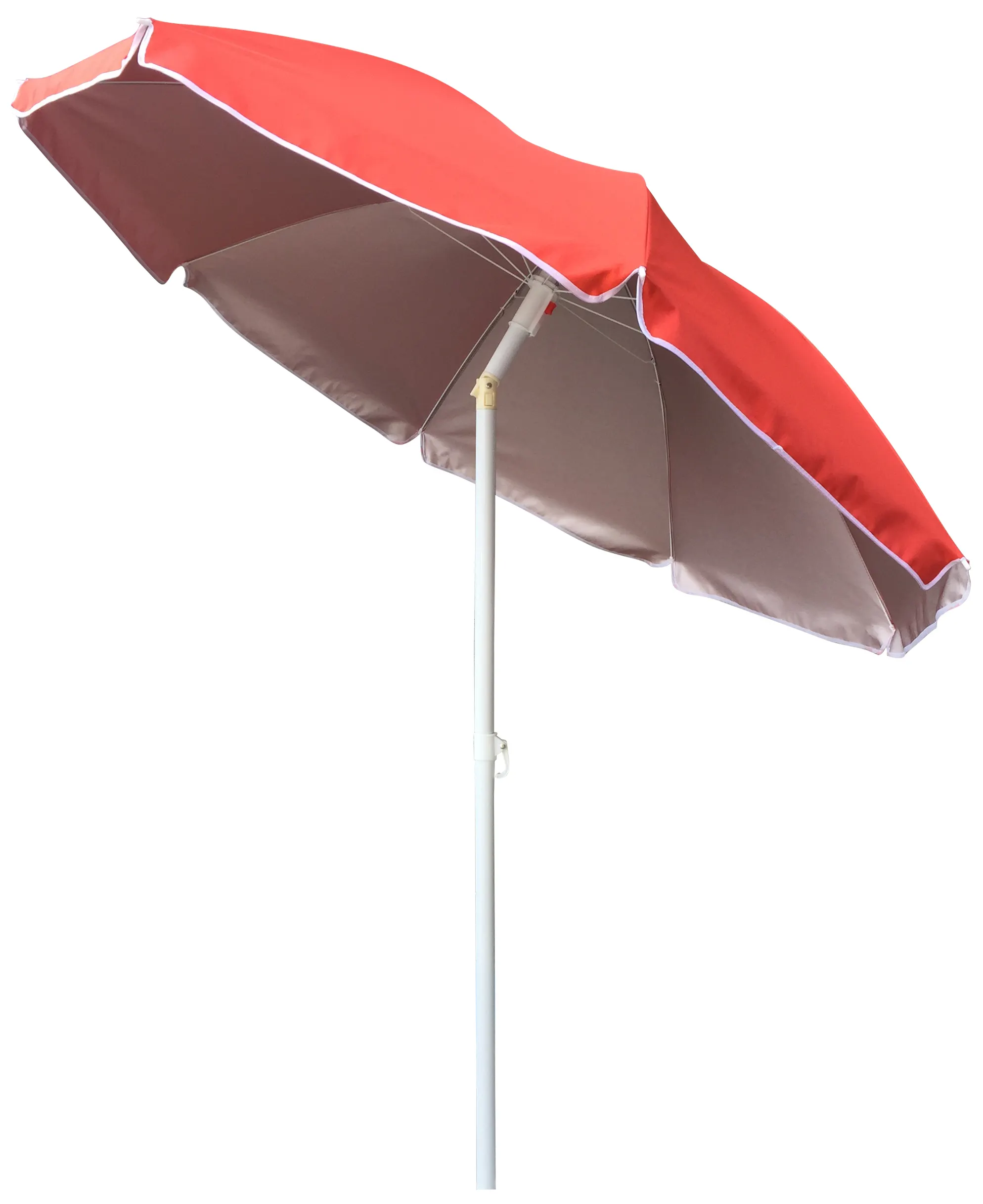 Payung pantai tahan angin, payung pelindung matahari portabel, payung luar ruangan dengan tas jinjing, tombol miring, jangkar pasir