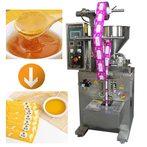 Full Automatic Paste Vertical Form Satchet Water Bag Filling And Sealing Packaging Machine With Feeding Pump