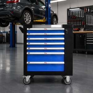 Coffret à outils sur roulettes RT TOOL avec jeu de douilles métriques et SAE de 268 pièces pour l'atelier de réparation automobile - Product Image 2