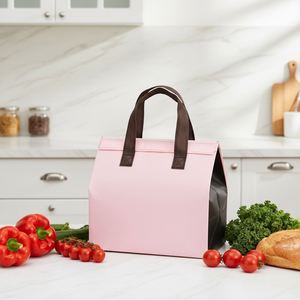 <b>Customize</b> Recyclable PP Non Woven Disposable Thermal Insulated Food Cooler Bag for Restaurant Takeout Pasta Cake Coffee - Product Image 1