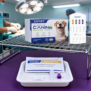 개 Cpv Cdv Ehr 테스트 드 모킬로 에를리샤 파보 파보 바이러스 디스템퍼 테스트 에를리챠스 콤보 개를위한 빠른 테스트 키트 - Product Image 4