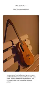 <span class=keywords><strong>Vente</strong></span> flash - <span class=keywords><strong>Guitare</strong></span> acoustique <span class=keywords><strong>de</strong></span> voyage LAVA ME 4 Air en fibre <span class=keywords><strong>de</strong></span> carbone à 6 cordes - Product Image 2