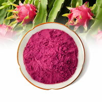 Drakenfruitpoeder - Gefreeze-droogd rode pitaya poeder, natuurlijke kleur, vegan, fijn poeder voor drankjes, smoothies en bakken
